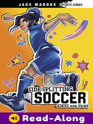 cover image of Side-Splitting Soccer Jokes and Puns